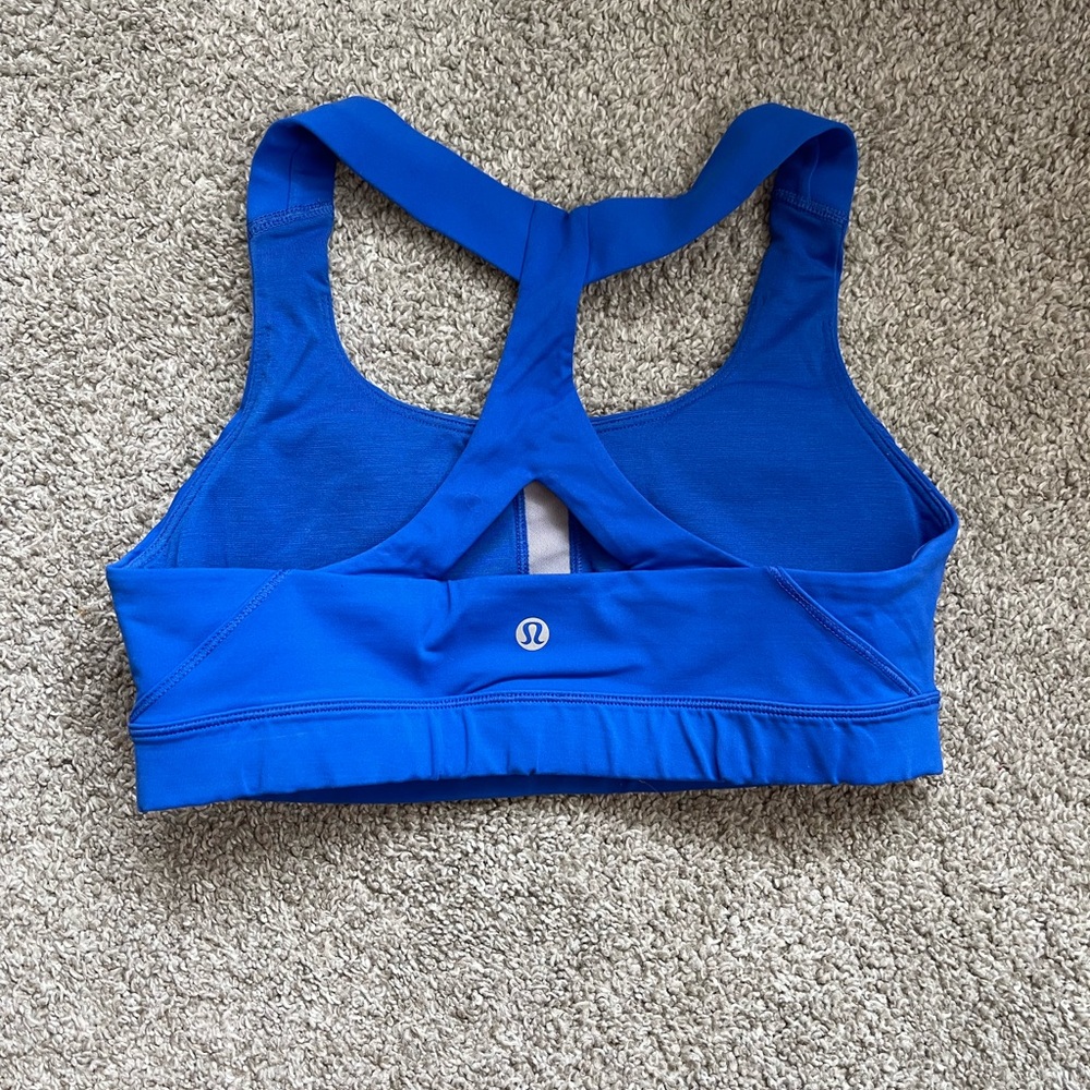 Lululemon T-Back Vibrant Blue Sports Bra